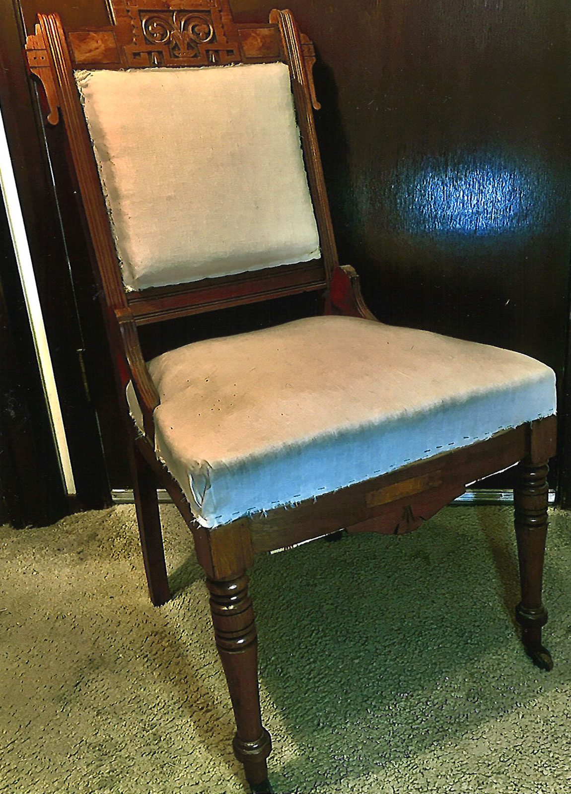 Restored white chair