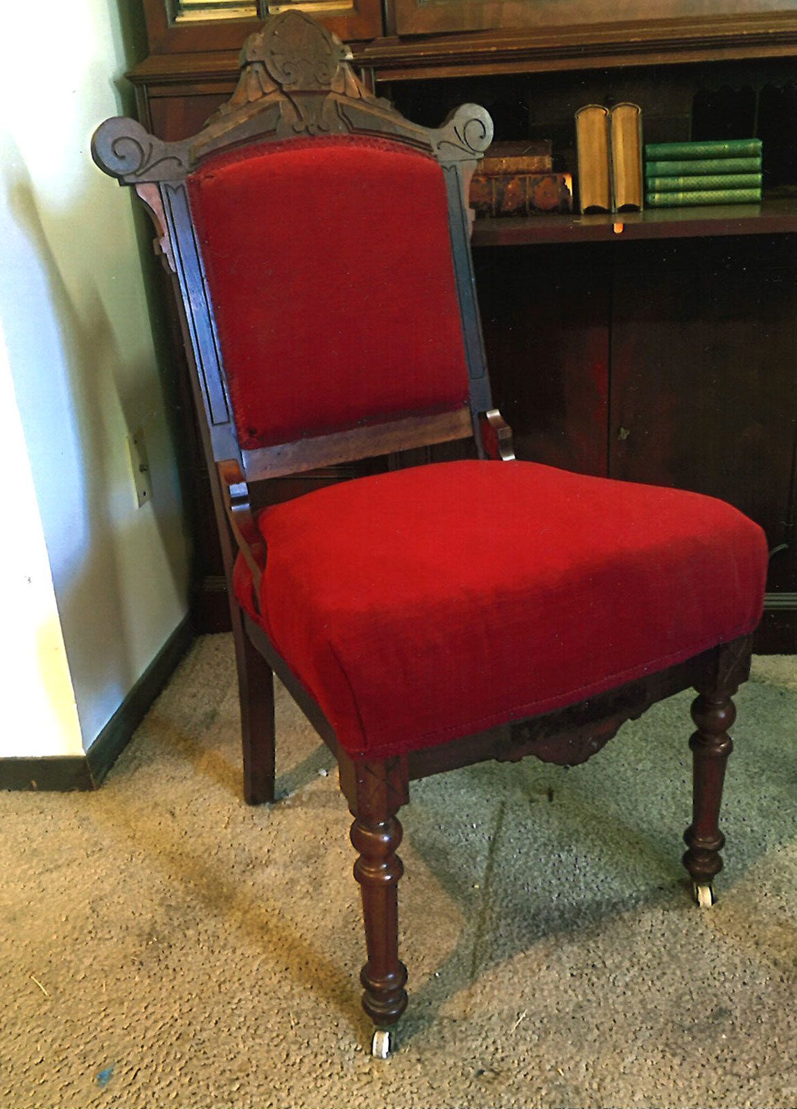 Restored Red Chair